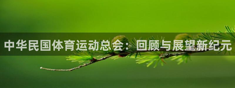 JJB竞技宝官网下载软件：中华民国体育运动总会：回顾