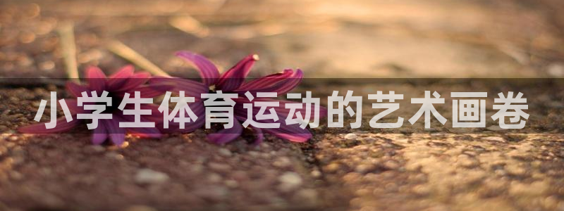 JJB竞技宝官方正版app集团简介：小学生体育运动的